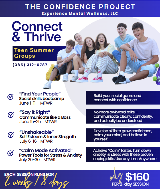 Teen Social Skills and Anxiety Groups